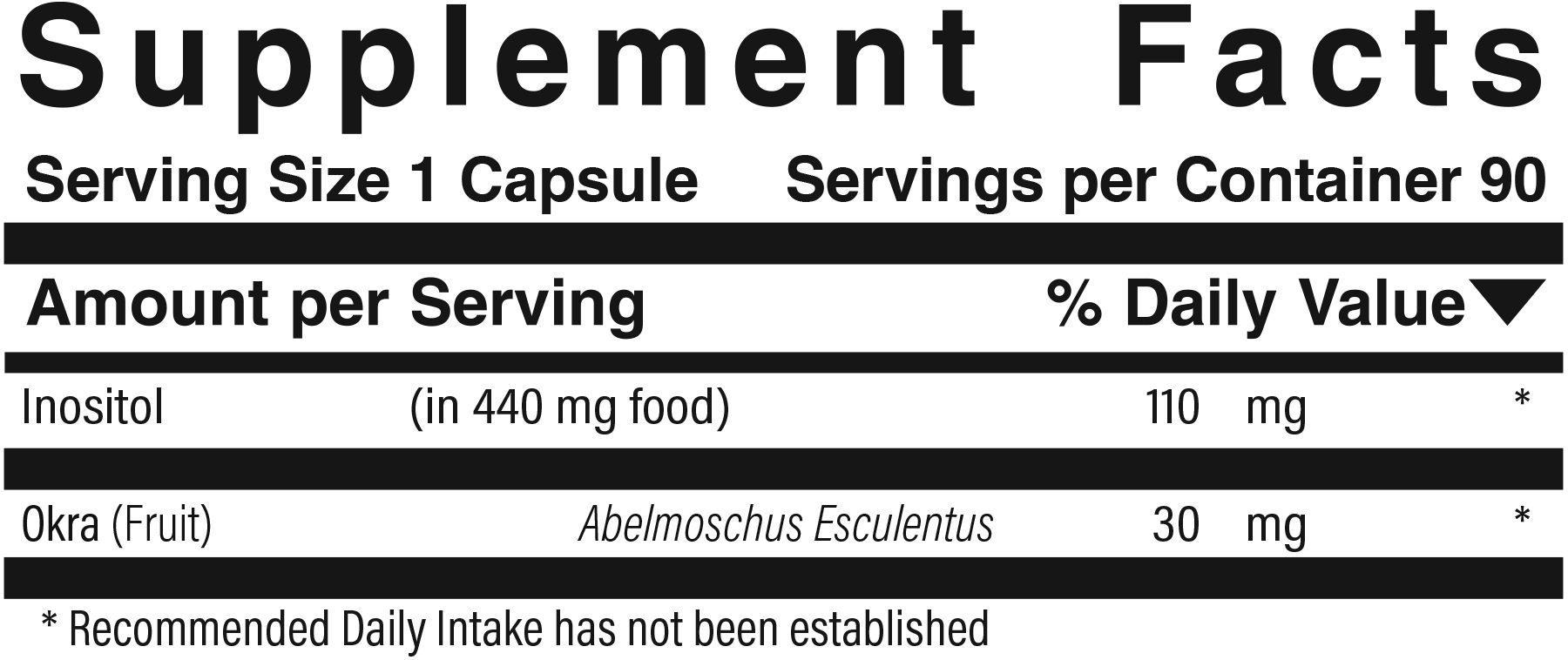 Inositol Complex™ – Doctors Research, Inc.