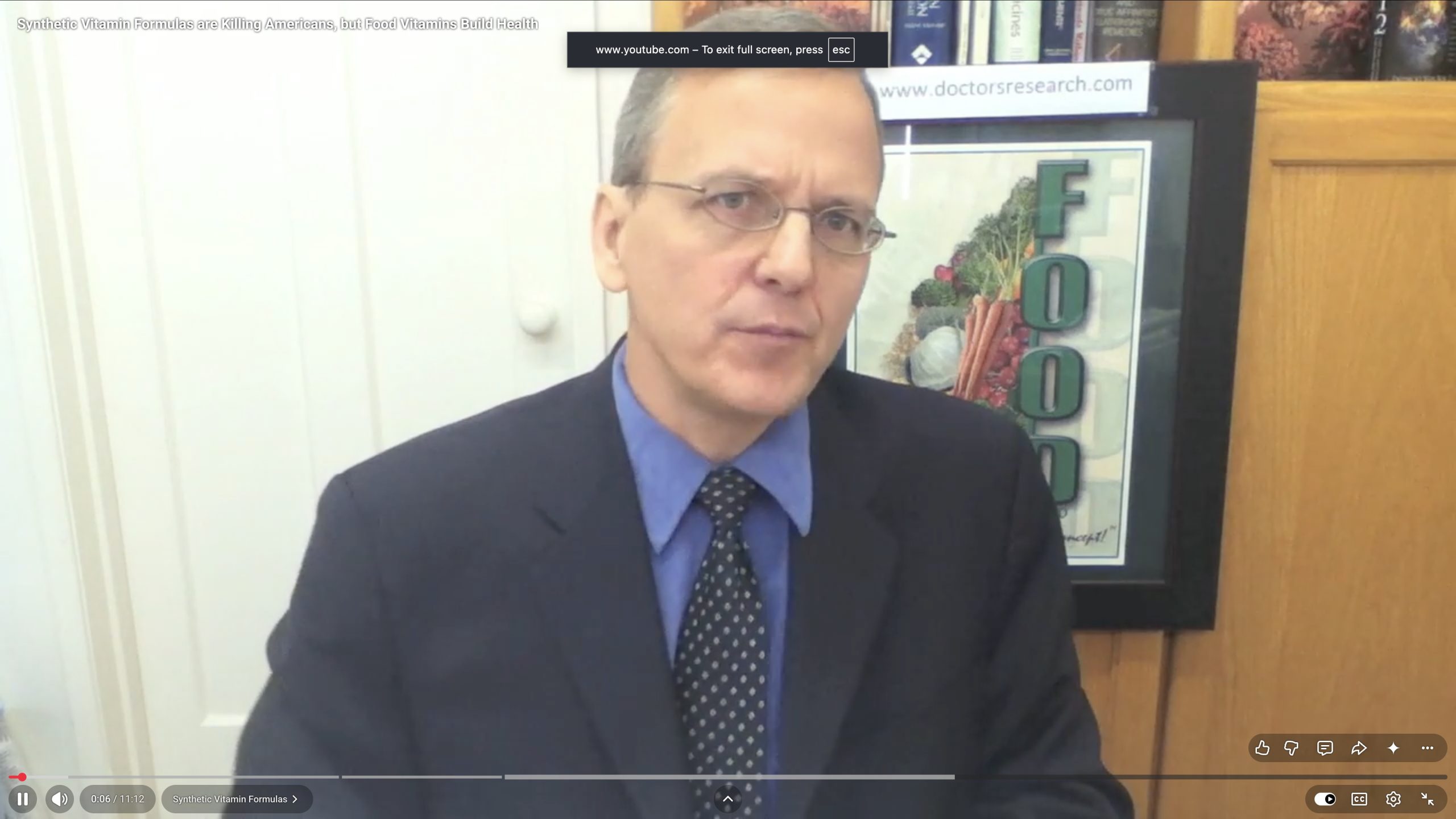 Synthetic Vitamin Formulas are Killing Americans, but Food Vitamins Build Health 